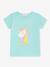 Meisjesshirt met regenboog van pailletten DANAMADE ijsblauw+roze (poederkleur) - vertbaudet enfant 