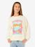 Sweat Sunshine Squad fille écru - vertbaudet enfant 