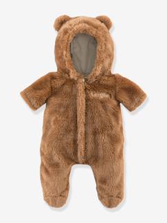 -Vêtements poupon pilote ours brun