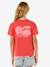 T-shirt met korte mouwen voor meisjes rood - vertbaudet enfant 
