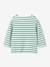 T-shirt baby gestreept met lange mouwen groen - vertbaudet enfant 