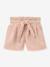 Short fille taille ceinturée rose pâle - vertbaudet enfant 