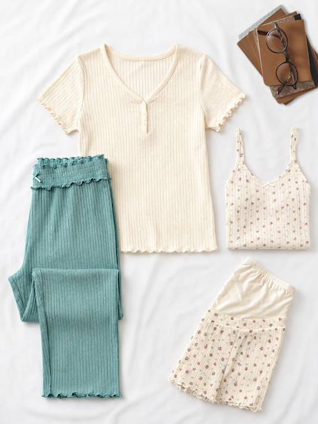 Kit maternité 4 pièces multisaison vert sauge - vertbaudet enfant 