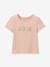 Tee shirt fille motif joie vert clair - vertbaudet enfant 