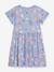 Robe en jersey à imprimé fluo et glace, fille DANAMADE bleu ciel - vertbaudet enfant 