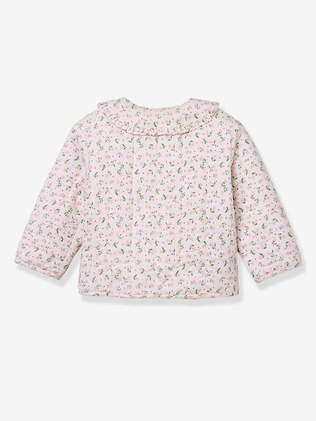 Jas met print voor baby's lichtgroen - vertbaudet enfant 