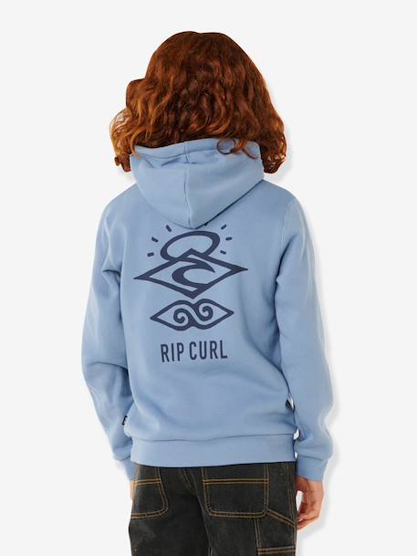 Sweat à capuche garçon bleu grisé - vertbaudet enfant 
