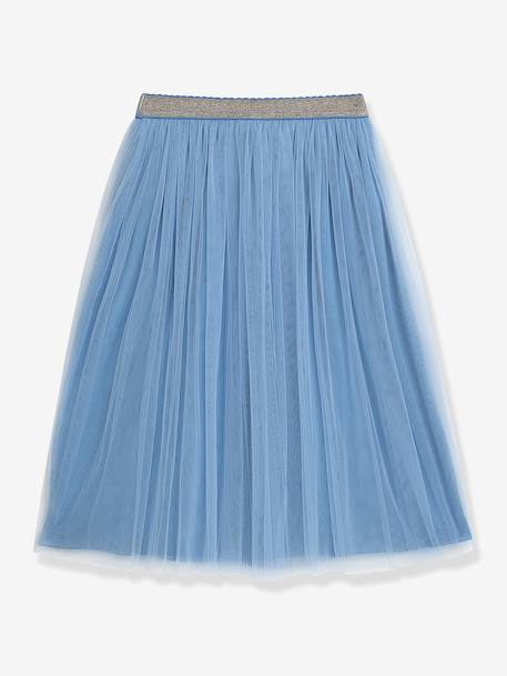 Tule rok met elastische band met pailletten voor meisjes DANAMADE blauw - vertbaudet enfant 