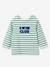 T-shirt baby gestreept met lange mouwen groen - vertbaudet enfant 