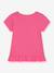 T-shirt met paillettenmotief en gouden opschrift rozen - vertbaudet enfant 
