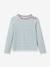 T-shirt manches longues marinière rose clair - vertbaudet enfant 