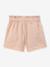 Short fille taille ceinturée rose pâle - vertbaudet enfant 
