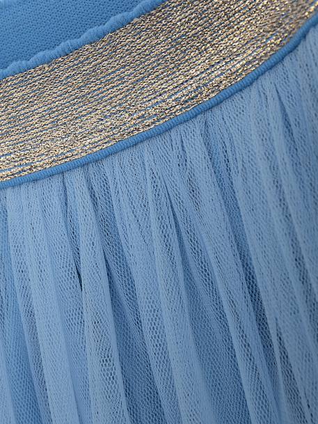 Tule rok met elastische band met pailletten voor meisjes DANAMADE blauw - vertbaudet enfant 