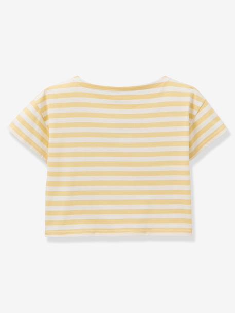 T-shirt rayé motif rêve fille vert clair - vertbaudet enfant 