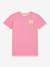 Roze T-shirt met opschrift voor meisjes DANAMADE snoeproze - vertbaudet enfant 