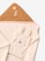 Cape de bain et gant en coton personnalisable noisette - vertbaudet enfant 