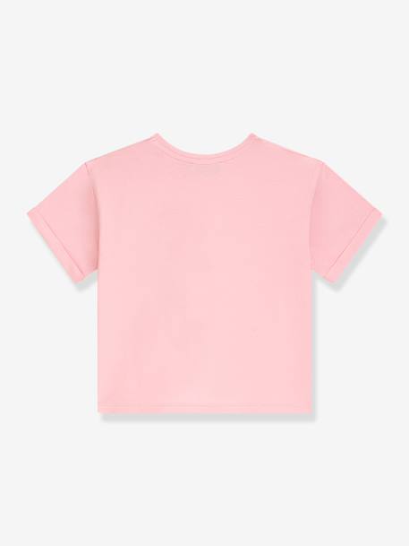 T-shirt met regenboogpailletten voor meisjes DANAMADE roze (poederkleur) - vertbaudet enfant 