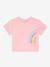T-shirt avec sequins arc-en-ciel, fille, DANAMADE rose poudré - vertbaudet enfant 