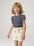 Short fille style paperbag écru+rose - vertbaudet enfant 