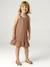 Robe fille fine bretelles jersey beige - vertbaudet enfant 