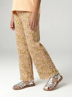 -Legging fille en maille côtelé