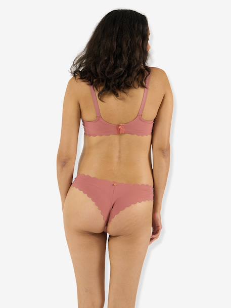 Soutien-gorge de maternité et allaitement moka+vieux rose - vertbaudet enfant 