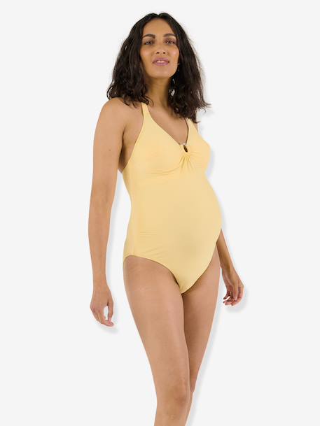 Maillot de bain 1 pièce maternité jaune - vertbaudet enfant 