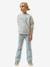 Sweat fille Amour bleu clair - vertbaudet enfant 