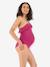 Maillot de bain de grossesse Bloom fuchsia+noir+vert - vertbaudet enfant 