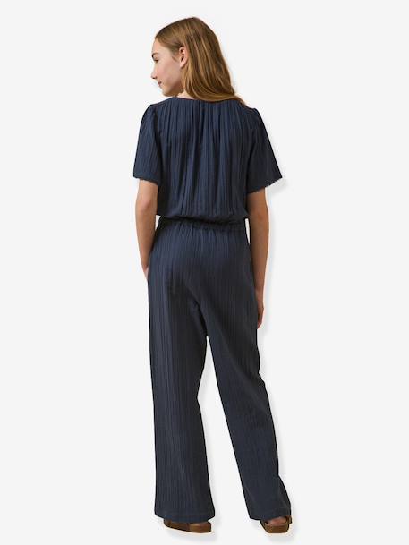 Combinaison gaze de coton marine - vertbaudet enfant 