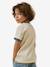 Tee-shirt à col contrasté garçon écru - vertbaudet enfant 