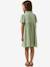 Robe courte gaze de coton vert sauge - vertbaudet enfant 