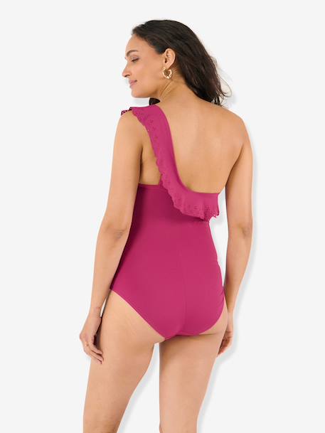 Maillot de bain de grossesse Bloom fuchsia+noir+vert - vertbaudet enfant 