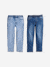 Set van 2 slim-fit jeans met elastische en verstelbare taille denimgrijs+double stone+stone - vertbaudet enfant 