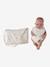 Sac à langer poupon personnalisable + couche + bavoir écru+rouge - vertbaudet enfant 