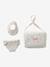 Premium poppenluiertas + luier + slab ecru+rood - vertbaudet enfant 
