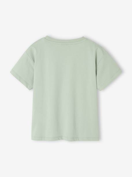 T-shirt manches courtes fille Vaiana vert d'eau - vertbaudet enfant 