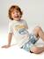 Ensemble t-shirt short garçon coton écru - vertbaudet enfant 