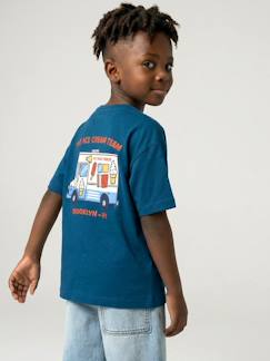 -T-shirt garçon motifs devant et dos 
