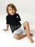 Pyjashort garçon coton logo Playstation noir - vertbaudet enfant 