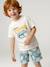 Ensemble t-shirt short garçon coton écru - vertbaudet enfant 