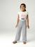 Legging large rayé en maille rayé bleu+rayé rouge - vertbaudet enfant 