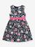 Robe à imprimé fleuri et ceinture fille DANAMADE marine - vertbaudet enfant 