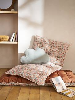 -Bi-materiaal vloermatras bloemen/fluweel RETRO FLOWER