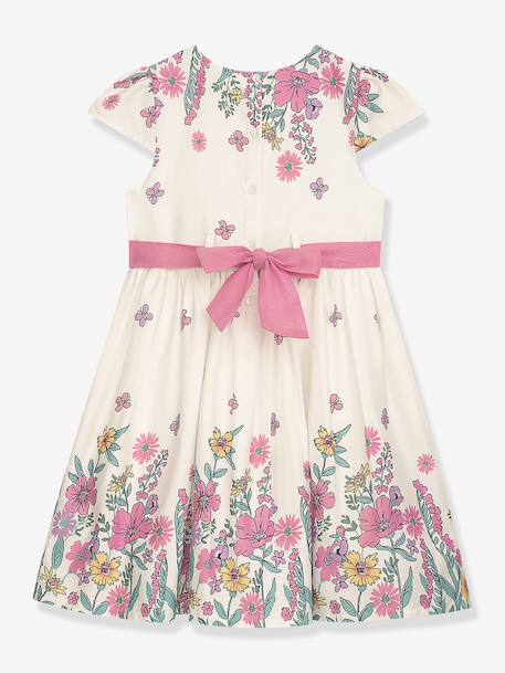 Jurk met bloemenprint en korte mouwen voor meisjes DANAMADE room - vertbaudet enfant 