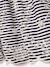 Gestreepte jurk met kantmotief voor meisjes DANAMADE marineblauw - vertbaudet enfant 