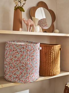 -Set van 2 RETRO FLOWER opbergmanden