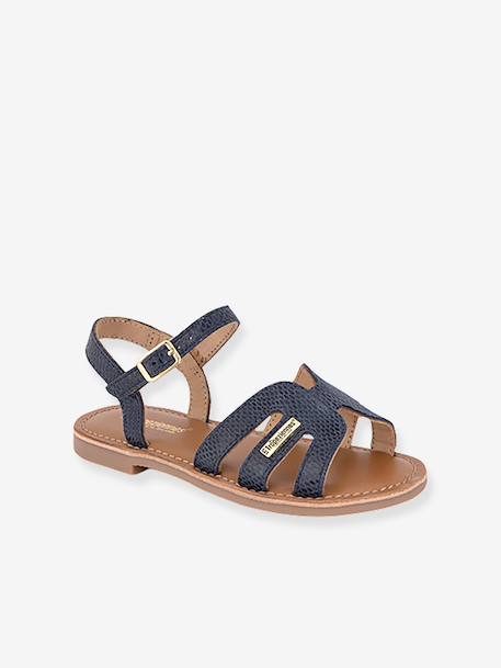 Sandales Bamia PAR M. BELARBI bleu+bleu grisé+or - vertbaudet enfant 