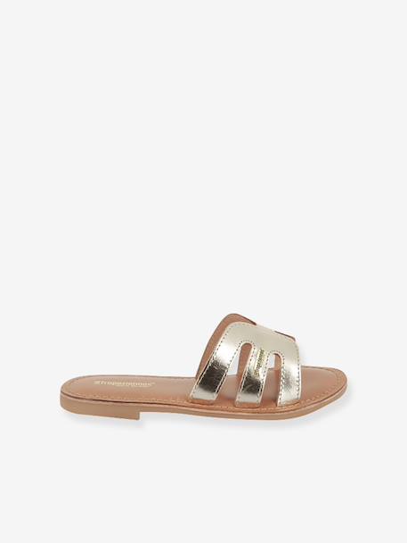 Sandales Bali doré - vertbaudet enfant 