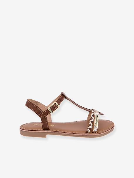 Sandalen Badou Tan bruin - vertbaudet enfant 